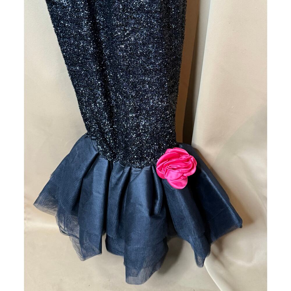 Unique Vintage Barbie Solo In The Spotlight Black Sparkle Strapless Gown M NWT - Picture 8 of 14
